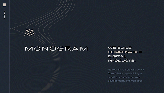 Screenshot of monogram.io